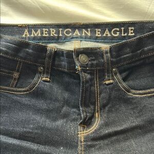 American Eagle Outfitters Men's Dark Blue Skinny Jeans - 29/30 - EXCELLENT COND